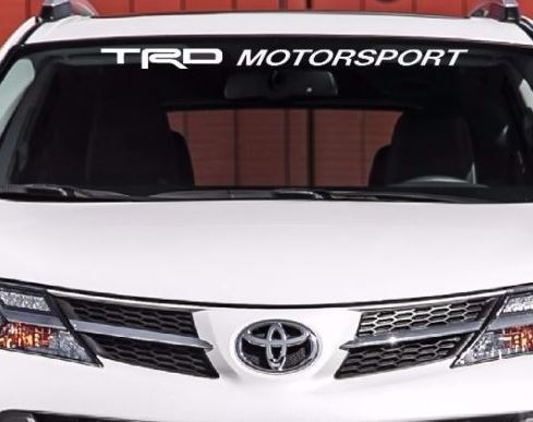 Trd Motorsport Windshield Decal