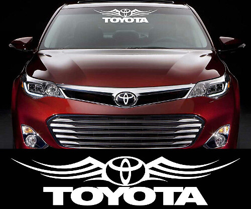 Toyota Racing Decal Sticker Car Window Windshield cars and motorcycles
