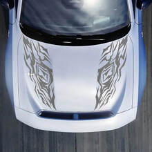 Hood Dual Trible Decal Sticker for Dodge Charger Electric 2