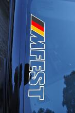 Bimmerfest MFEST bimmer fest Vinyl Stickers Decals fits to e92 e36 e46 F10 F30 M3 M4 Competition BMW 6