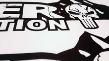 The Punisher Edition Version 2 Hood Stickers Decals. Custom set for Jeep wrangler hoods 2