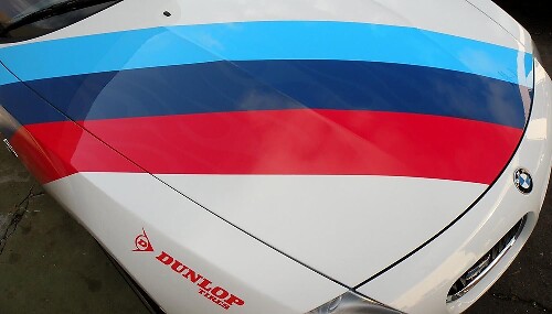 M Performance Stripes Hood Vinyl Decal Kit for BMW