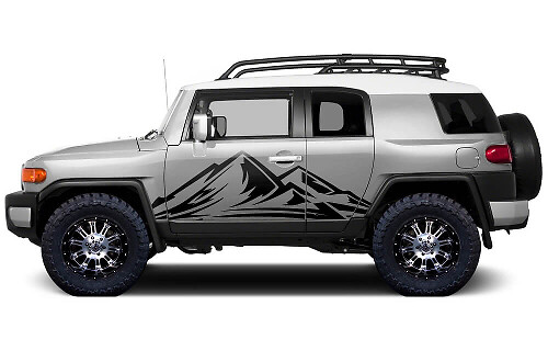Mountain Side Vinyl Decal Kit for Toyota FJ Cruiser 2007-14