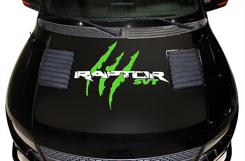 Claw Hood Vinyl Decal for Musclecar truck 2010-2014