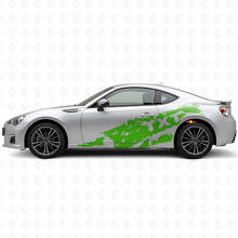 Mud Splash & Custom Text Side Vinyl Decal Kit for Suba BRZ_3