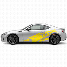 Mud Splash & Custom Text Side Vinyl Decal Kit for Suba BRZ_5