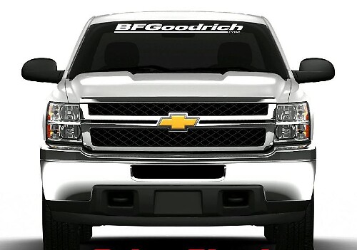 BFGoodrich Windshield Banner Vinyl Decal Sticker 