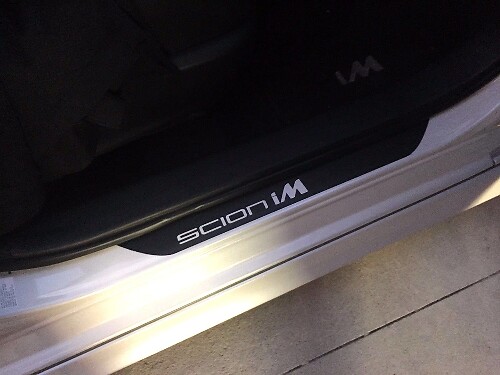 Scion iM Door Sill Vinyl Decal Set