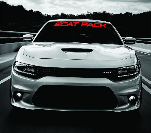 Scat Pack Windshield Vinyl Decal Sticker for Dodge Charger 2011-2017