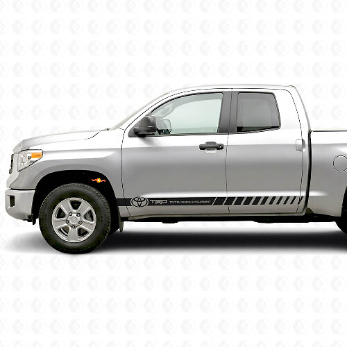 TRD Style Side Stripes Vinyl Decal Kit for Toyota Tundra CrewMax 2007-2015