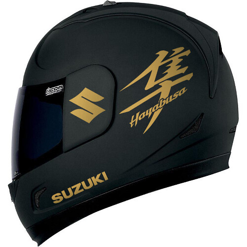 Suzuki Hayabusa Motorcycle Helmet Vinyl Decal Kit