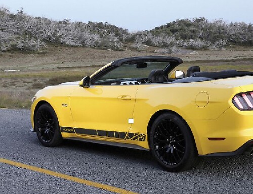 Retro Side Stripe Graphics Decal Sticker for Ford Mustang 6th Gen