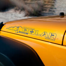 Polar Vortex Vinyl Hood Sticker Decals for Jeep Wrangler JK JKU 2