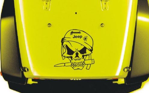 Product: NEW Jeep Wrangler JL Rubicon Skull Fender Vent Decal Kit 2018+