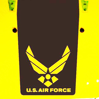 Jeep Wrangler Blackout USAF AIR FORCE Vinyl Hood Decal TJ LJ JK JKU JKU