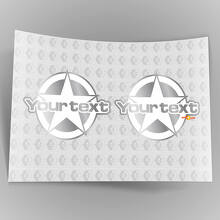 Star Lettering Vinyl Decals for Jeep Renegade 3