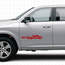 Custom Splash Style Door Vinyl Decal for Dodge Ram Rebel 1500-3500 2009-2016_4