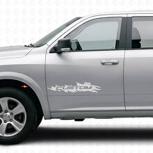 Custom Splash Style Door Vinyl Decal for Dodge Ram Rebel 1500-3500 2009-2016_5