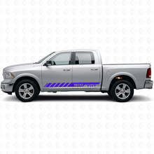 Custom Strobe Side Stripes Vinyl Decal for Dodge Ram Rebel 1500 2009–2016_2