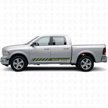 Custom Strobe Side Stripes Vinyl Decal for Dodge Ram Rebel 1500 2009–2016_3
