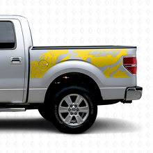 4x4 Off Road Style Rear Side Vinyl Decal for Musclecar truck 2010-2020_2