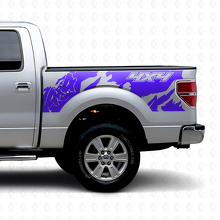 4x4 Off Road Style Rear Side Vinyl Decal for Musclecar truck 2010-2020_6