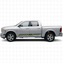 Custom Hemi Style Side Stripes Vinyl Decal for Dodge Ram Rebel 1500 2009–2016_3
