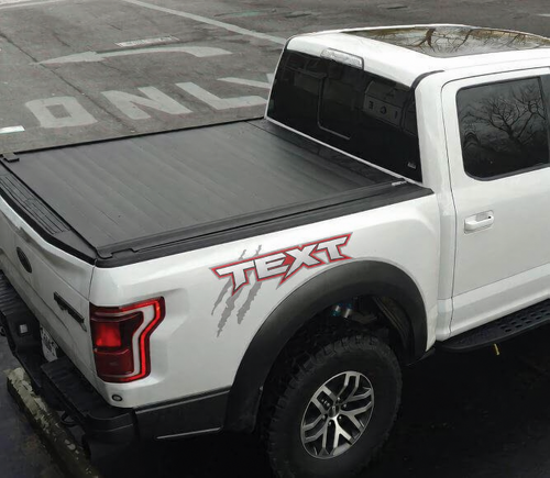Custom Text Side Bed Graphics Decal Sticker for Musclecar truck power truck 2017
