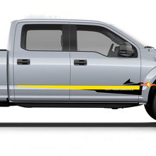 Retro Custom Text Performance Side Stripe Graphics Decal Sticker for Musclecar truck 3