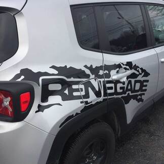 NEW 2017-2019 Jeep Renegade Graphics - Decal Set Matte Gloss Finishes
