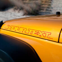 Lettering Hood Side Vinyl Decal Set for Jeep Wrangler Rubicon Sahara_3