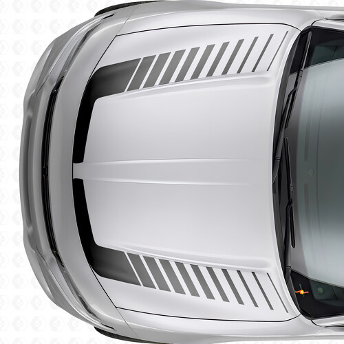 Strobe Style Accent Stripes Hood Vinyl Decal Sticker for Dodge Charger 2015-2026_1