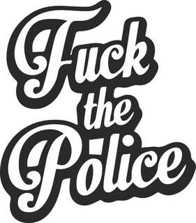 F*ck The Police Sticker Bomb Decals Art Funny