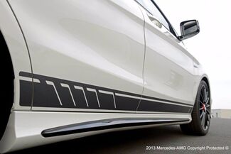 2 Modern Stripes Rocker Panel Sticker for 2022 Mercedes Benz GLE