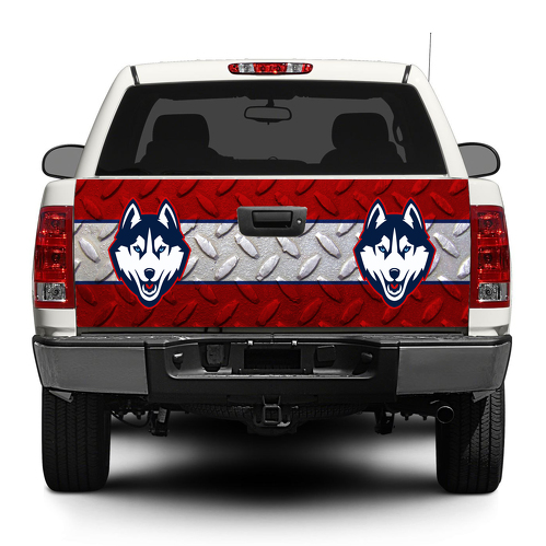Connecticut Huskies College Basket Bankgate Decalcomanie Adesivo Wrap Pick-up Truck Suv
