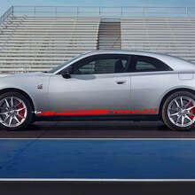  Charger Rocker Panel Stripes Vinyl Decal for Dodge Charger Electric _2