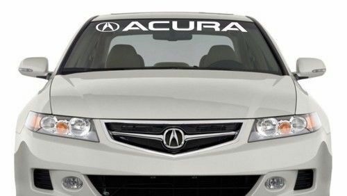 Lettering Logo Windshield Banner Vinyl Decal For Acura