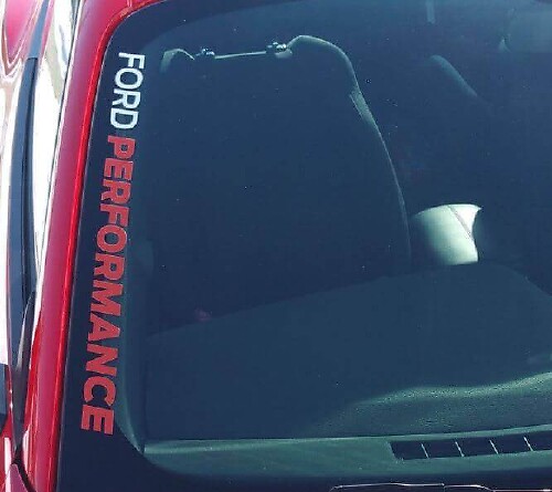 Musclecar Performance Side Windshield Vinyl Decal Sticker