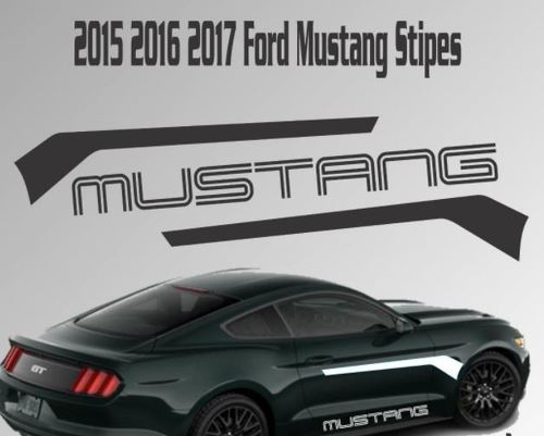 2015 2016 2017 Ford Mustang Stripe Vinyl Decal Sticker GT 5.0 Coyote Racing Kit