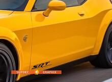 SRT Motorsports Rear Bumper Vinyl Decal Set for Dodge Charger Challenger Viper_2
