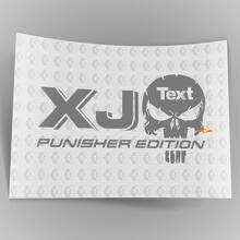 Punisher Edition Vinyl Sticker Decal Outdoor for Jeep XJ 2