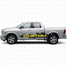 Custom Lettering Splash Style Side Vinyl Decal Kit for Dodge Ram Truck_6