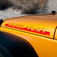 Lettering Stip Hood Side Vinyl Sticker Decal for Jeep Wrangler Rubicon Sahara 3