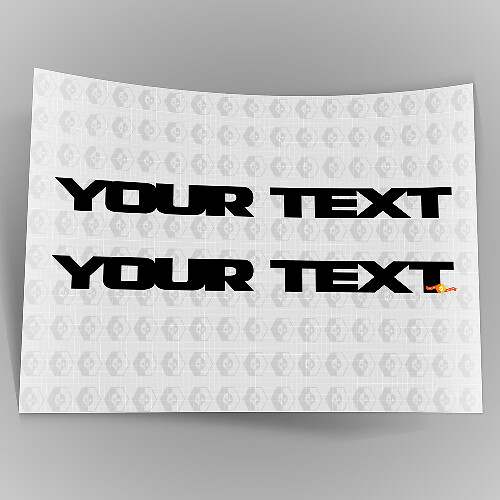 Lettering Fender Vinyl Stickers Decals for Jeep Wrangler 