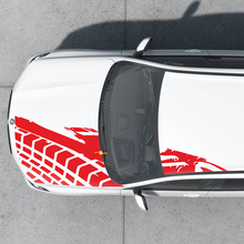 Splash Tire Tracks Hood Roof Graphics Decal Sticker Universal fitment 3