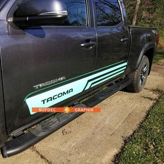 2x TRD Angel Decal Sticker Graphic Side Bed Stripe Body Kit For Toyota Tacoma Racing