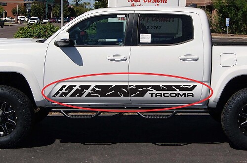 Decal Sticker Vinyl Stripe Kit For TOYOTA TACOMA 2004-2017 4x4 Door supercharger
