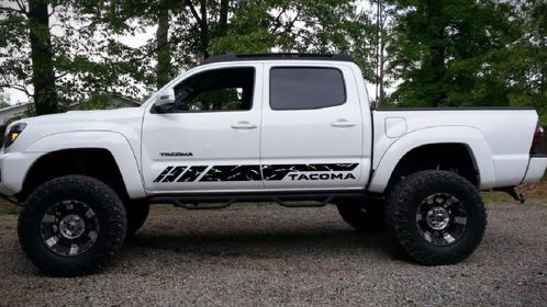 Product: 2 TOYOTA TRD OFF ROAD COMPASS ALL TERRAIN DECAL Mountain TRD ...