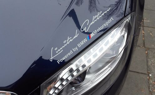 2 x Limited edition M Motorsport Decal Sticker compatible with BMW M3 M4 M5 M6
