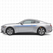Accent Outline Stripes Side Vinyl Decal Sticker for Ford Mustang 2015-2020_2